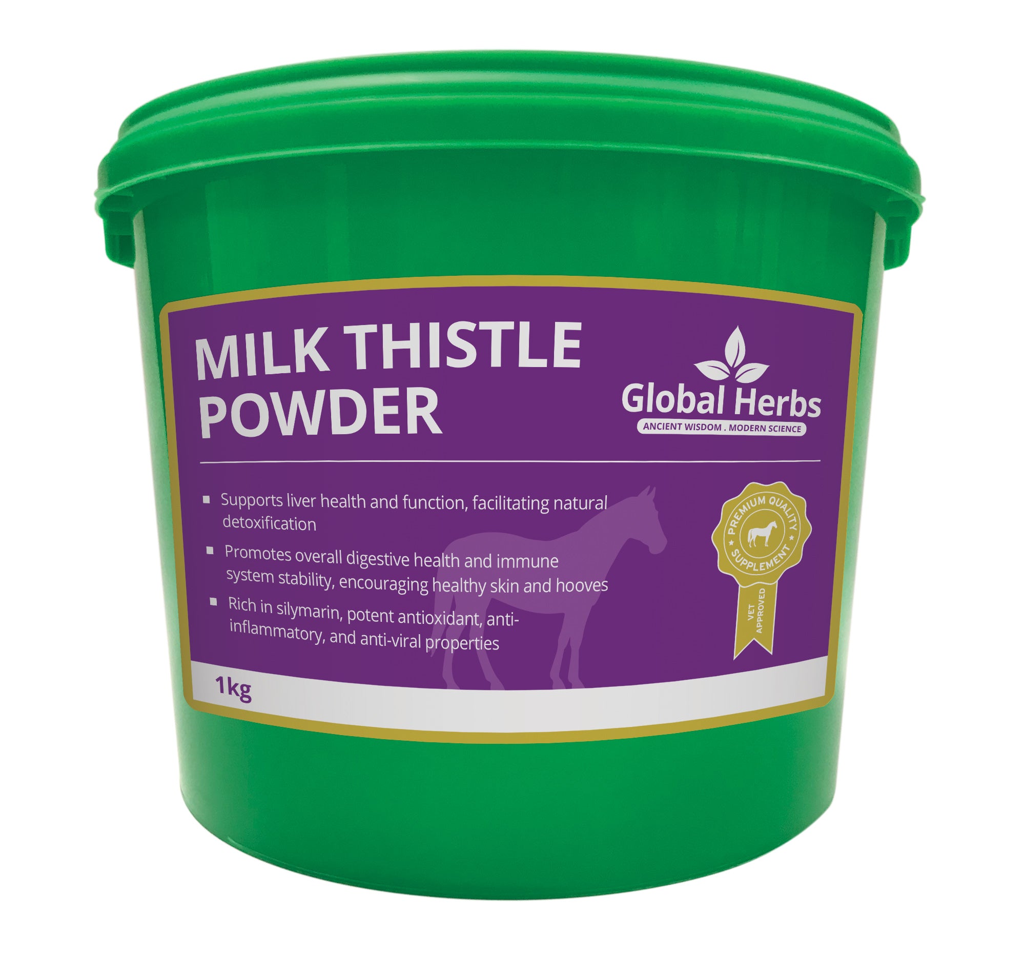Milk Thistle Powder Global Herbs - 1kg