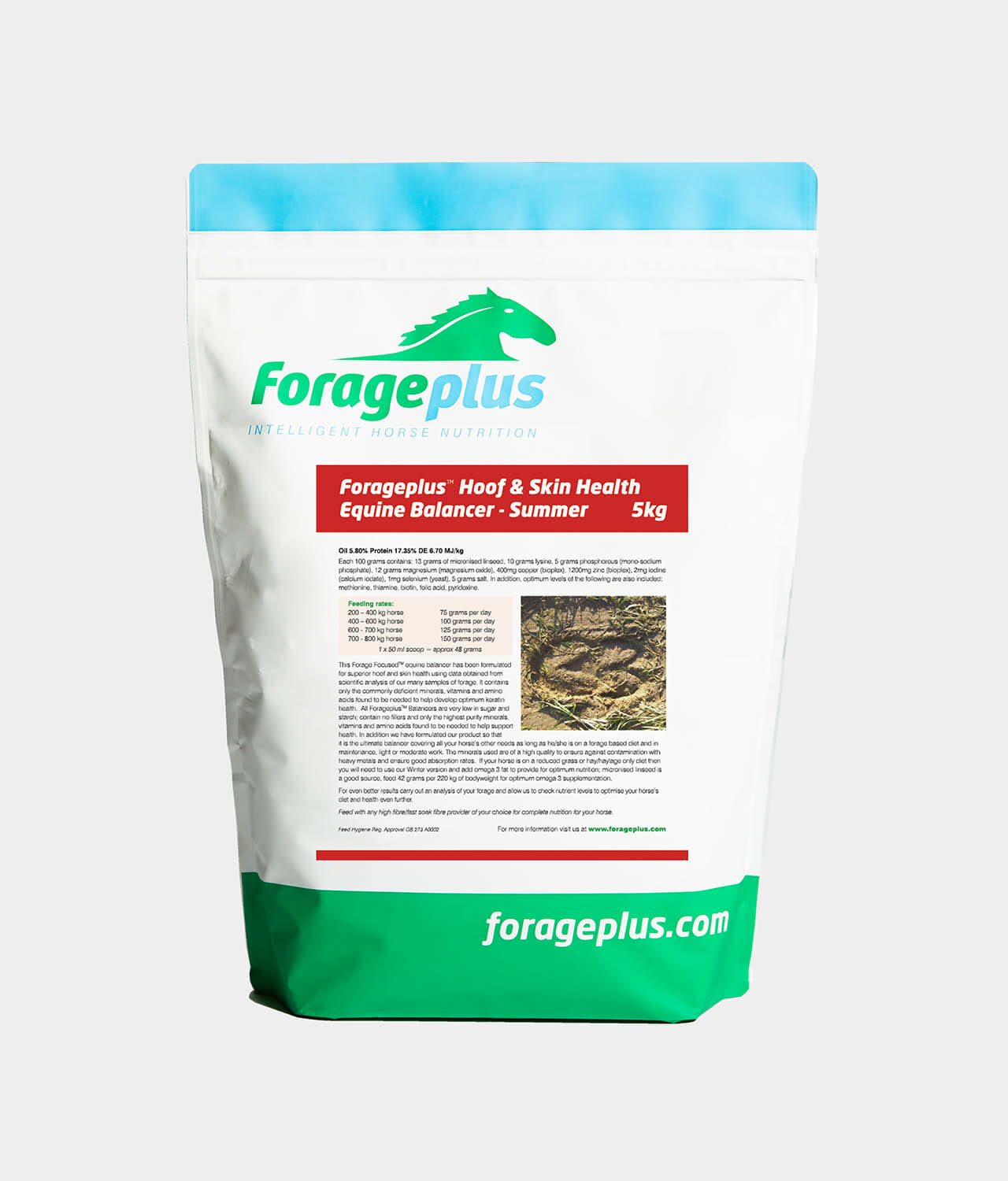 Forage Plus Hoof & Skin Health Summer Equine Balancer 5kg