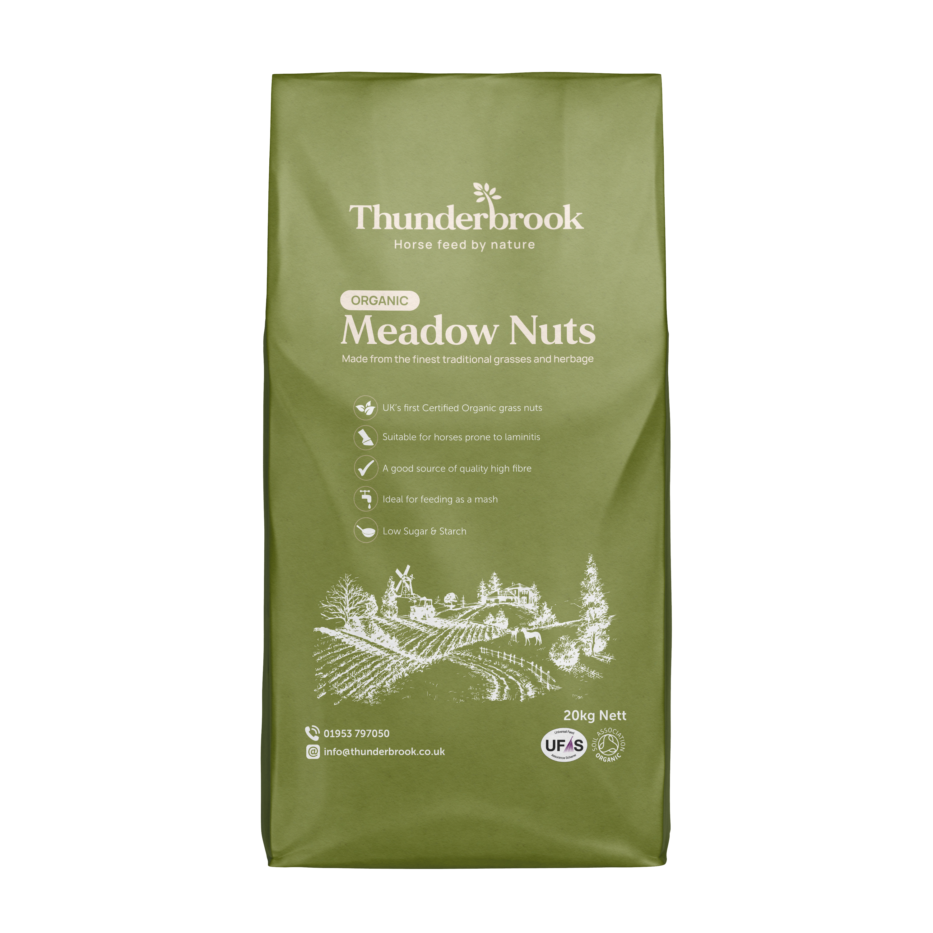 Thunderbrook Organic Meadow nuts 20kg