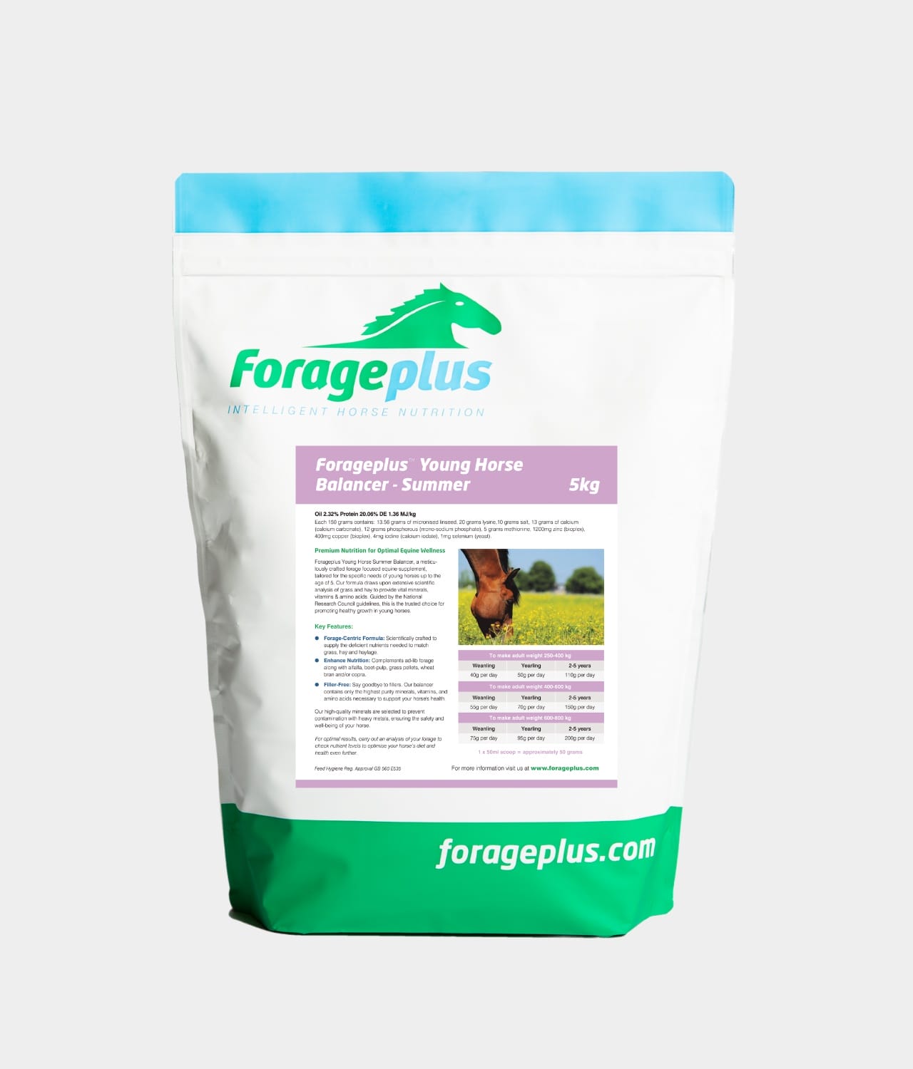 Forage Plus Young Horse Summer Balancer 5kg